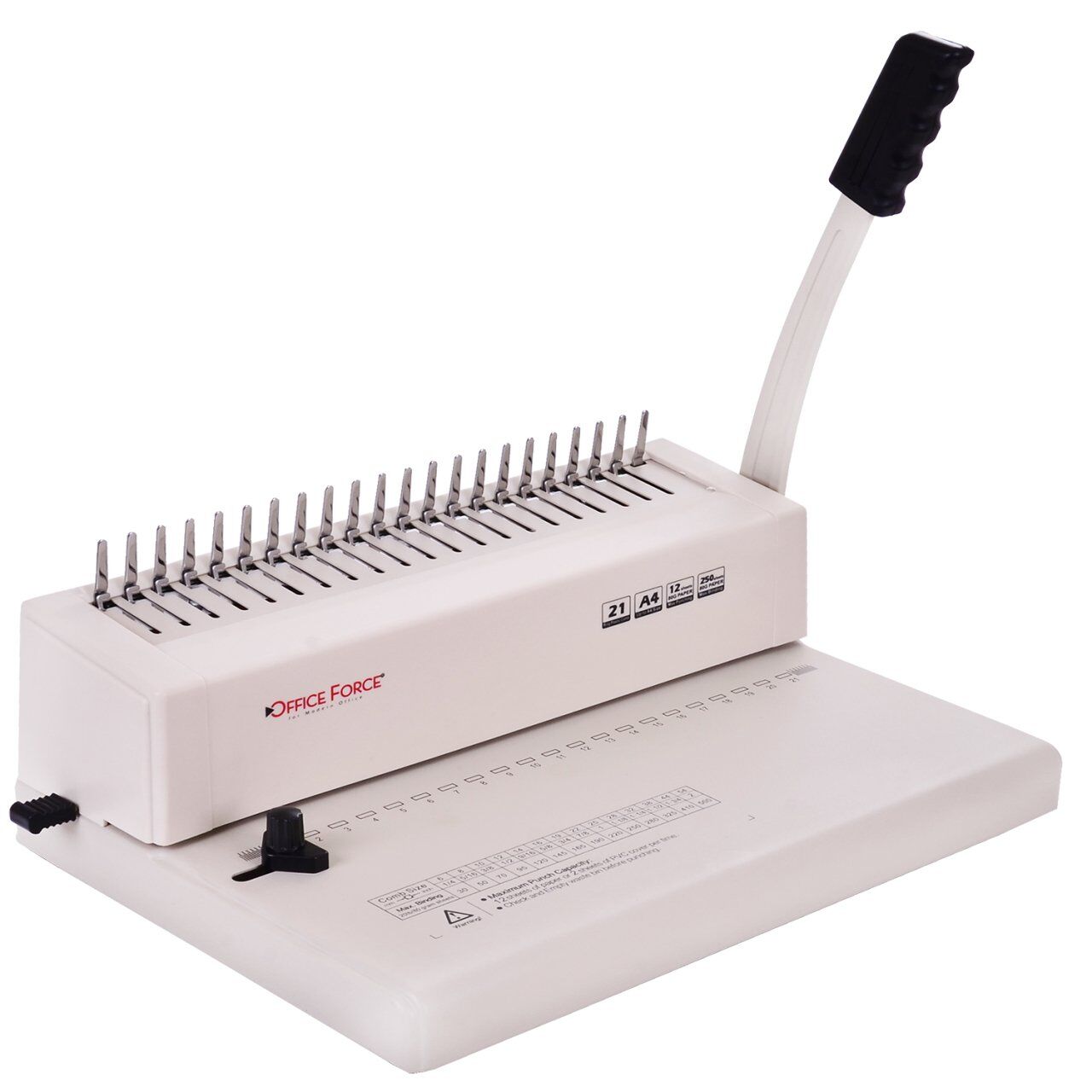 Office Force C-12 Plastik Spiral Cilt Makinesi