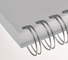 Office Force 1/4'' Gümüş 3:1'' (inç) A4 34 Loop Kutu Tel Spiral 100'lü