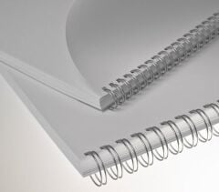 Office Force 1/4'' Gümüş 3:1'' (inç) A4 34 Loop Kutu Tel Spiral 100'lü