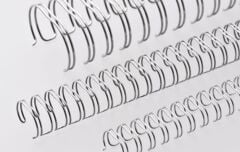 Office Force 1/4'' Gümüş 3:1'' (inç) A4 34 Loop Kutu Tel Spiral 100'lü