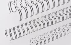 Office Force 1/4'' Gümüş 3:1'' (inç) A4 34 Loop Kutu Tel Spiral 100'lü