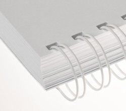 Office Force 1/4'' Beyaz 3:1'' (inç) A4 34 Loop Kutu Tel Spiral 100'lü
