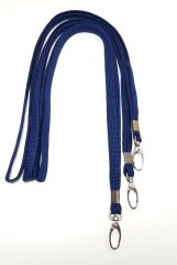 Office Force Metal Akrep Kancalı Lacivert Kart Askı İpi 50'li