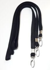 Office Force Metal Akrep Kancalı Siyah Kart Askı İpi 50'li