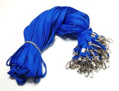 Office Force Metal Akrep Kancalı Mavi Kart Askı İpi 50'li