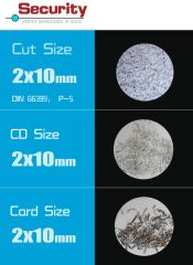 Jinpex JP-830 C 2x10 mm Mikro Kırpıntı Evrak İmha Makinesi 34 lt - 15 yaprak