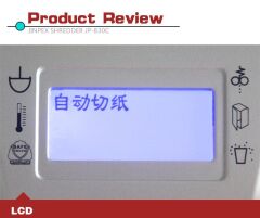 Jinpex JP-830 C 2x10 mm Mikro Kırpıntı Evrak İmha Makinesi 34 lt - 15 yaprak