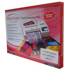 Office Force 125 Mic.A3 (303x426) Parlak Laminasyon Filmi 100’lü