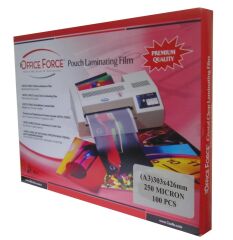 Office Force 250 Mic.A3 (303x426) Parlak Laminasyon Filmi 100’lü