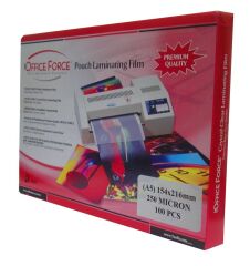 Office Force 250 Mic.A5 (154x216) Parlak Laminasyon Filmi 100’lü