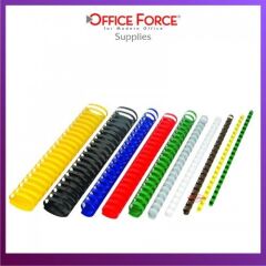 Office Force 25 mm Kırmızı Plastik Spiral Cilt Malzemesi 50'li