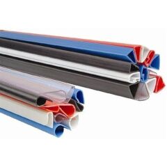 Office Force 6 mm Mavi Slide Binder Oval Plastik Profil 50'li