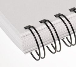 Office Force 1/4'' Siyah 3:1'' (inç) A4 34 Loop Kutu Tel Spiral 100'lü