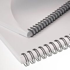 Office Force 1/4'' Siyah 3:1'' (inç) A4 34 Loop Kutu Tel Spiral 100'lü