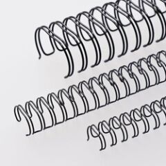 Office Force 7/8'' Siyah 2:1'' (inç) A4 23 Loop Kutu Tel Spiral 50'li