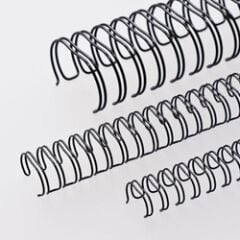Office Force 7/8'' Siyah 2:1'' (inç) A4 23 Loop Kutu Tel Spiral 50'li