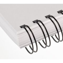 Office Force 7/8'' Siyah 2:1'' (inç) A4 23 Loop Kutu Tel Spiral 50'li