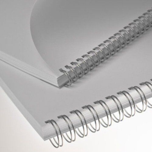 Office Force 1'' Gümüş 2:1'' (inç) A4 23 Loop Kutu Tel Spiral 50'li