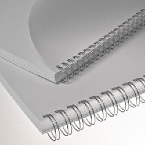 Office Force 1'' Gümüş 2:1'' (inç) A4 23 Loop Kutu Tel Spiral 50'li