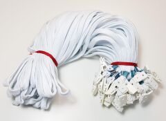 Office Force Plastik Klipsli Beyaz İp 50'li