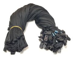 Office Force Plastik Klipsli Siyah İp 50'li