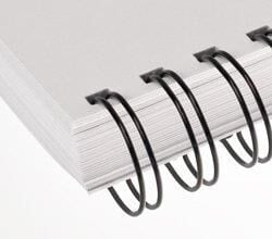 Office Force 7/16'' Siyah 3:1'' (inç) A4 34 Loop Kutu Tel Spiral 100'lü