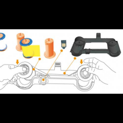 Hiti CS-2 Ribon YMCKO 400 Baskı Renkli Ribon+Çip